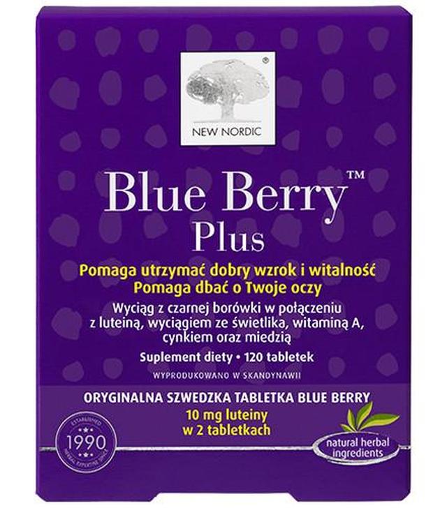 Blue Berry Plus, tabletki, 120 sztuk