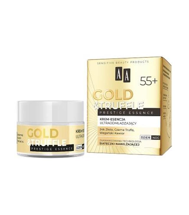 AA Gold & Truffles Prestige Essence 55+ Ultraodmładzający krem-esencja, 50 ml
