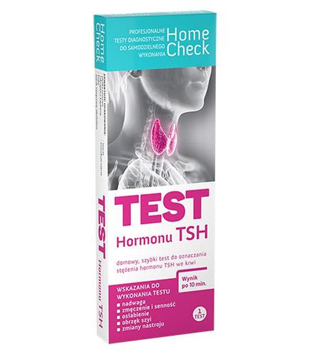 Milapharm Home Check Test Hormonu TSH, 1 szt., cena, opinie, stosowanie - ważny do 2025-10-31