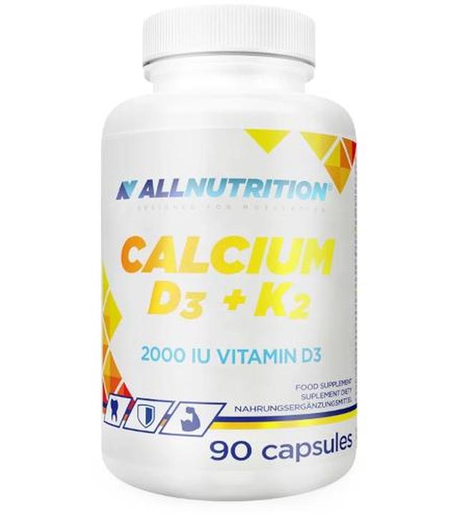 ALLNUTRITION Calcium D3 + K2, 90 kapsułek