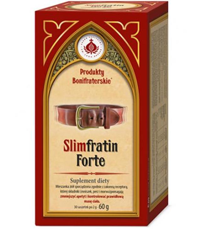 Produkty Bonifraterskie Slimfratin Forte - 30 sasz. - cena, opinie, wskazania