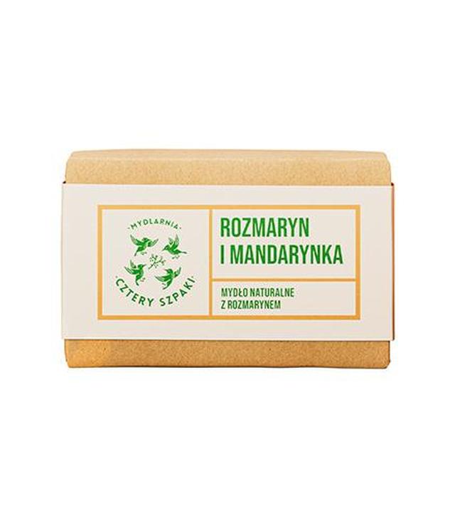 Mydlarnia Cztery Szpaki, Rozmaryn i Mandarynka, Mydło naturalne z rozmarynem, 110 g