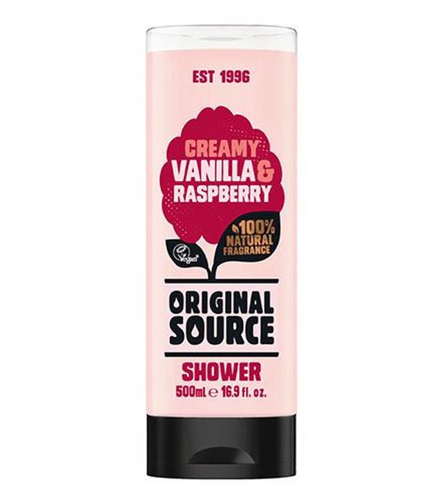 Original Source Creamy Vanilla & Raspberry Żel pod prysznic - 500 ml - cena, opinie, właściwości