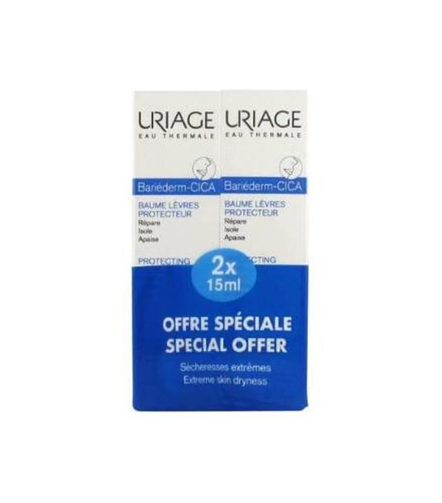 Uriage Bariederm Balsam do spierzchniętych ust 2x 15 ml [DWUPAK] - ważny do 2025-09-30