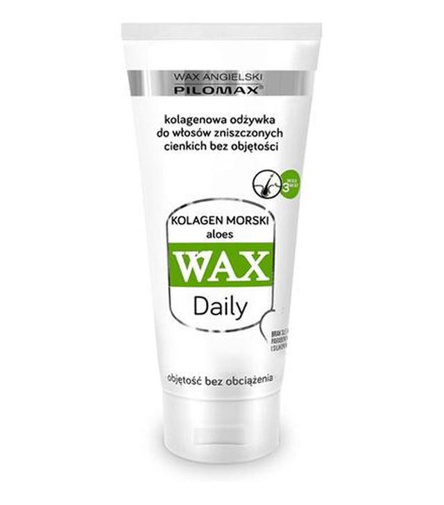 PILOMAX WAX DAILY Kolagenowa odżywka codzienna do włosów cienkich - 200 ml - cena, opinie, właściwości