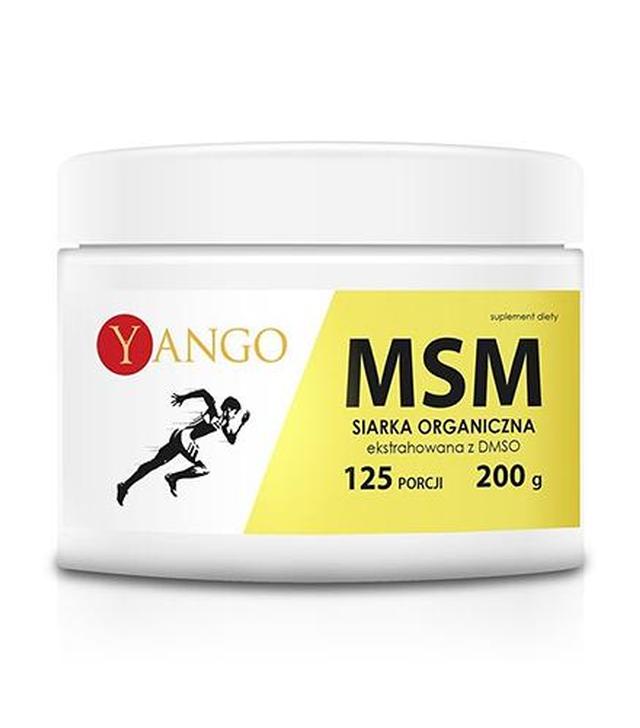 Yango MSM Siarka organiczna - 200 g - cena, opinie, właściwości