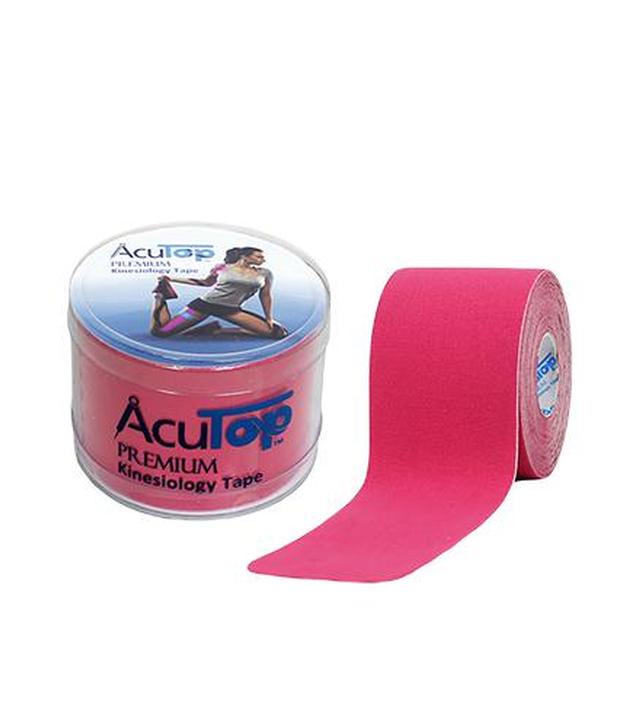 AcuTop Premium Kinesiology Tape 5 cm x 5 m różowy, 1 sztuka, cena, opinie, stosowanie