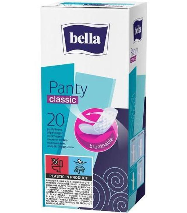 Bella Panty Classic Oddychające wkładki higieniczne, 20 sztuk