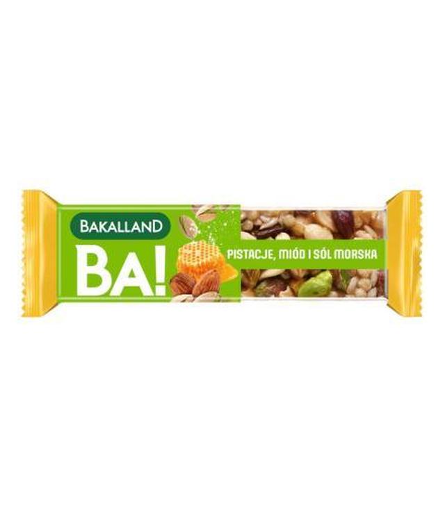 Bakalland Ba! Baton orzechowy Nuts Pistacja, 30 g