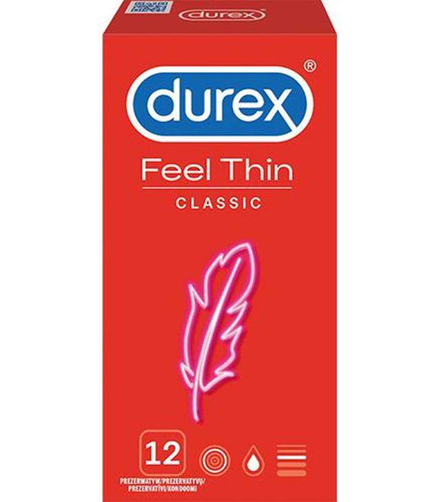 Durex Feel Thin Classic, 12 szt., cena, opinie, właściwości