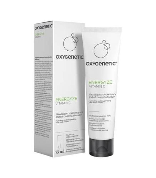 Oxygenetic Energyze vitamin C, nawilżająco-dotleniający sorbet do mycia twarzy, 75 ml