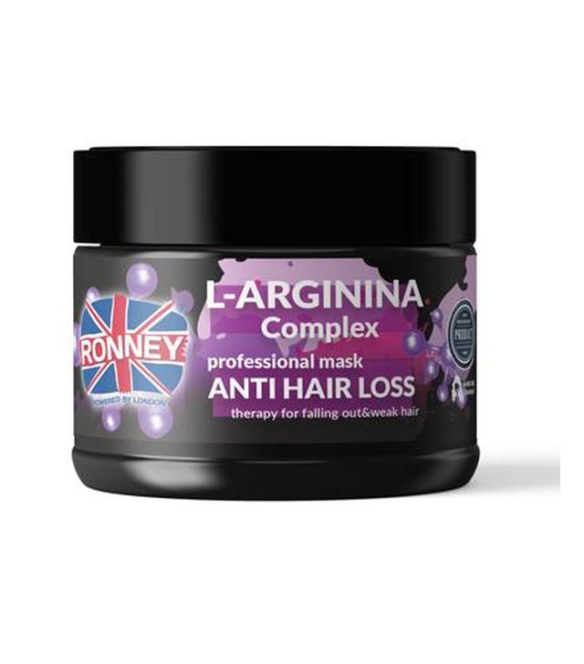 Ronney Professional Mask L-Arginina Complex Anti Hair Loss Therapy Maska przeciw wypadaniu włosów, 300 ml