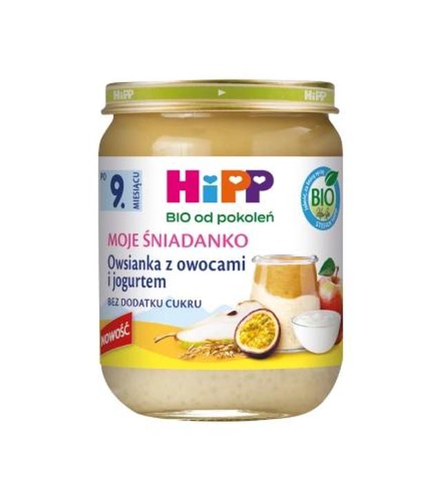 Hipp Bio od pokoleń, Owsianka z owocami i jogurtem, po 9. m-cu, 160 g