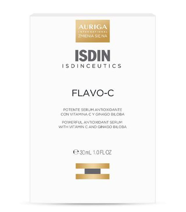 Isdinceutics Flavo-C Intensywne serum antyoksydacyjne z witaminą C i Ginkgo Biloba - 30 ml - cena, opinie, właściwości