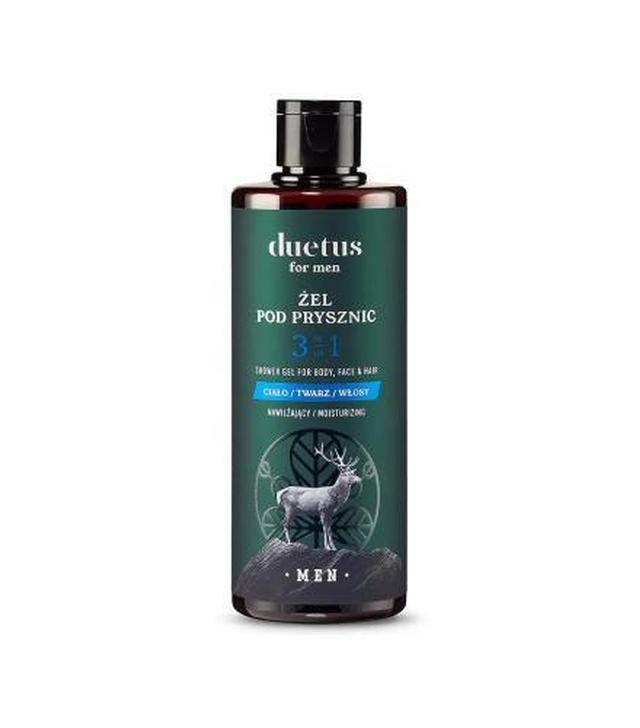 Duetus for Men nawilżajcy żel pod prysznic 3w1, 300 ml
