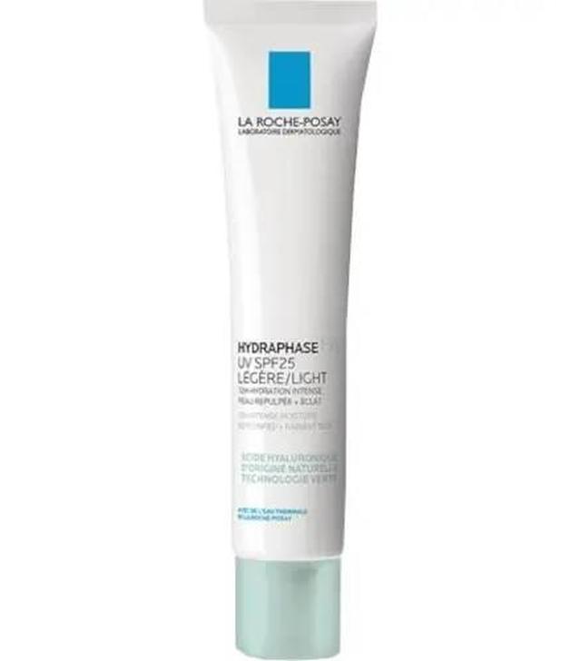 La Roche-Posay Hydraphase HA UV SPF 25 Light intensywnie nawilżający krem do skóry normalnej i mieszanej 40 ml