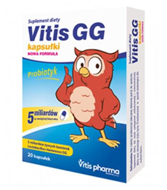 Vitis GG Probiotyk - 20 kaps. - cena, opinie, właściwości