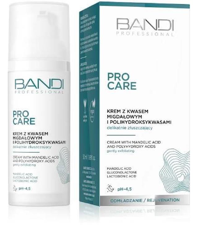 Bandi Pro care krem z kwasem migdałowym i polihydrokwasami, 50 ml