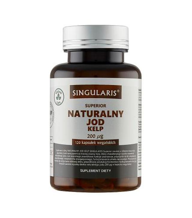 Singularis Superior Naturalny Jod Kelp 200 mcg, 120 kaps., cena, właściwości składniki