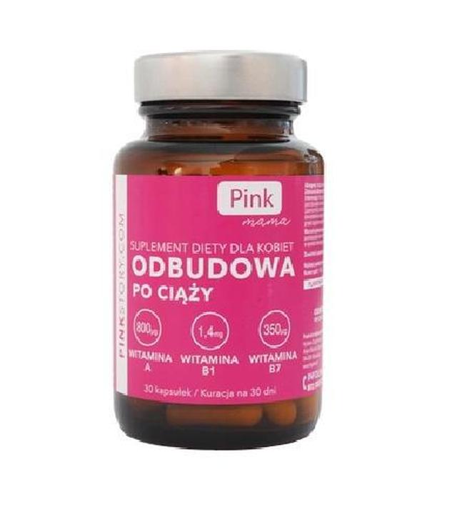 Pink Mama Odbudowa po ciąży, kapsułki, 30 sztuk