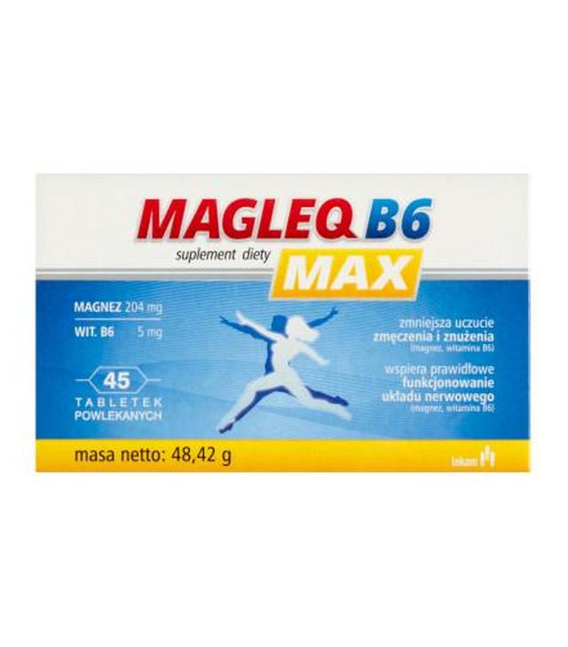 MAGLEQ B6 MAX 45 tabletek powlekanych