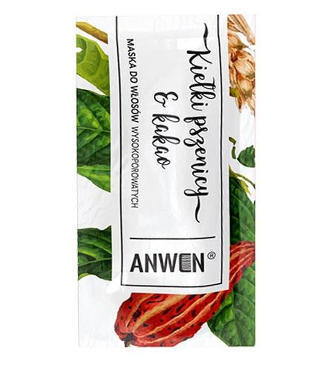 Anwen Kiełki pszenicy & Kakao Maska do włosów wysokoporowatych - 10 ml - cena, opinie, stosowanie