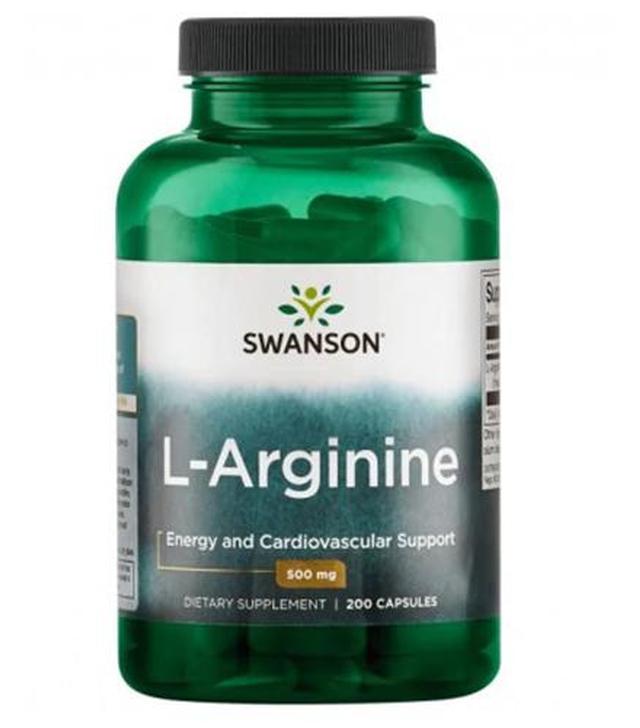SWANSON L-Arginina 500 mg - 200 kaps.