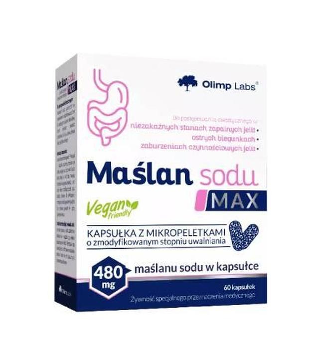 Olimp Labs Maślan sodu MAX, kapsułki, 60 sztuk