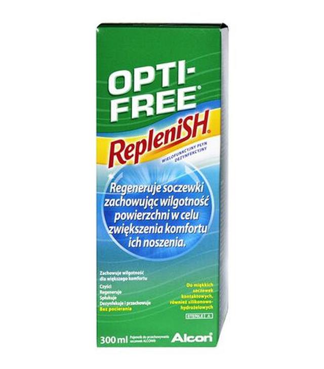 OPTI-FREE REPLENISH - 300 ml Wielofunkcyjny płyn do soczewek - cena, opinie, właściwości