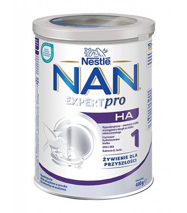Nestle NAN EXPERT pro HA 1 Hypoalergiczne mleko początkowe dla niemowląt od urodzenia, 400 g