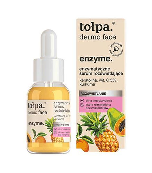 Tołpa Dermo Face Enzyme Enzymatyczne Serum rozświetlające, 30 ml, cena, opinie, skład - 1019887 - uszkodzone kartonowe opakowanie