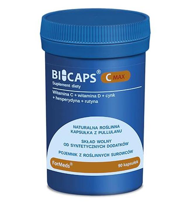 Bicaps C Max - 90 kaps. Na odporność - cena, opinie, wskazania