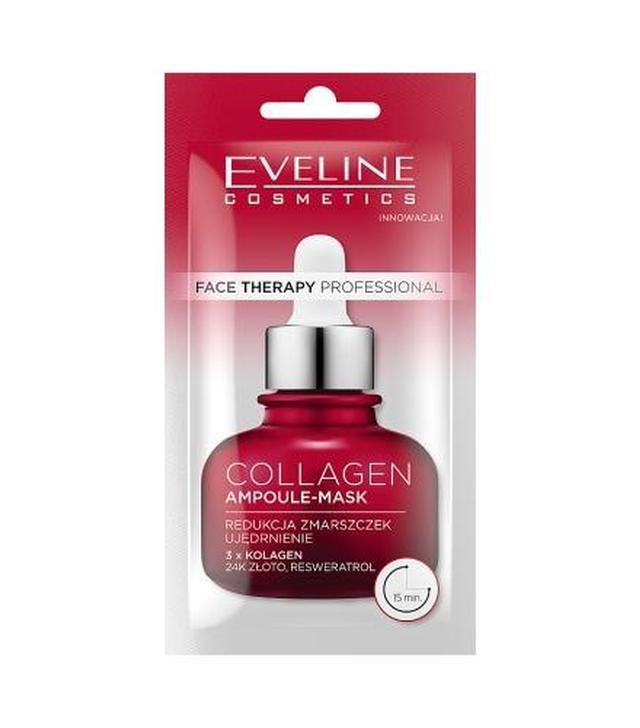 Eveline Face Therapy Professional Ampoule-mask Kremowa maseczka Collagen, 8 ml