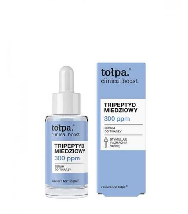 Tołpa Cilinical boost Tripeptyd Miedzany, Serum do twarzy, 30 ml