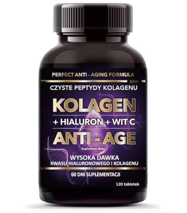 Intenson Kolagen + Hialuron + Wit C 120 tabletek
