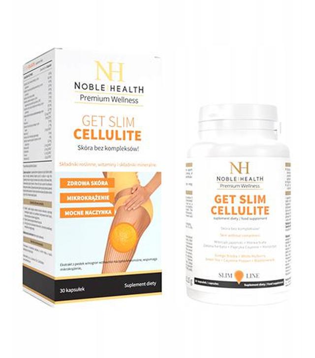 Noble Health Get Slim Cellulite, 30 kaps., cena, opinie, skład