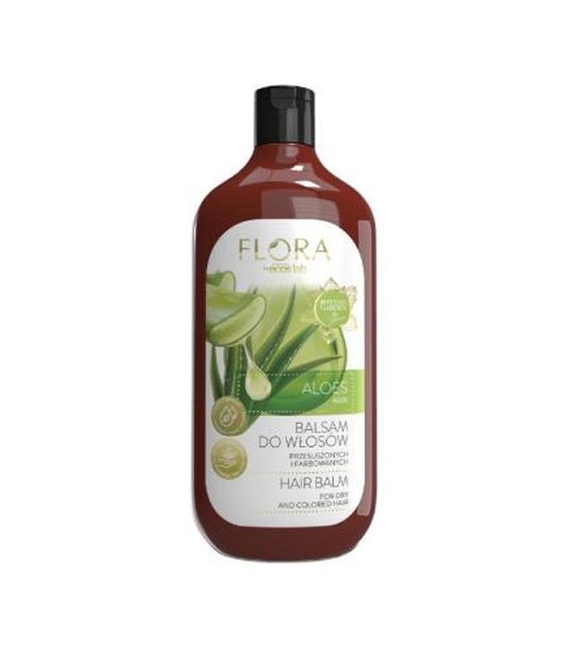 Flora Balsam do włosów przesuszonych i farbowanych Aloes, 500 ml