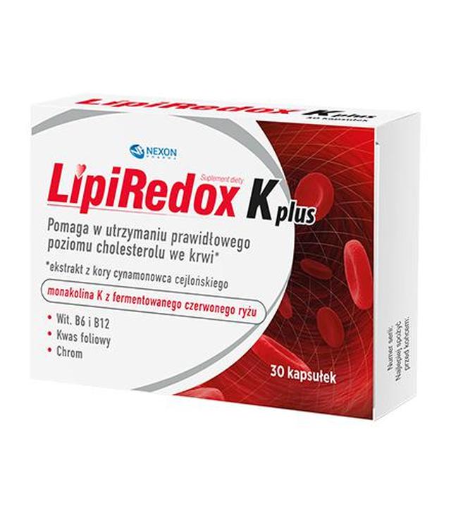 Lipiredox K plus, 30 kaps., cena, wskazania, opinie