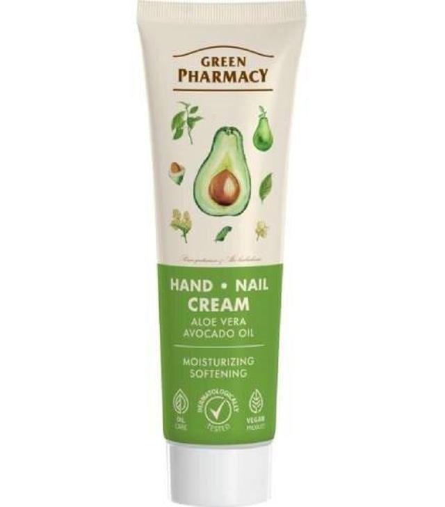 Green Pharmacy Krem do rąk i paznokci Aloes i Olej z awokado, 100 ml