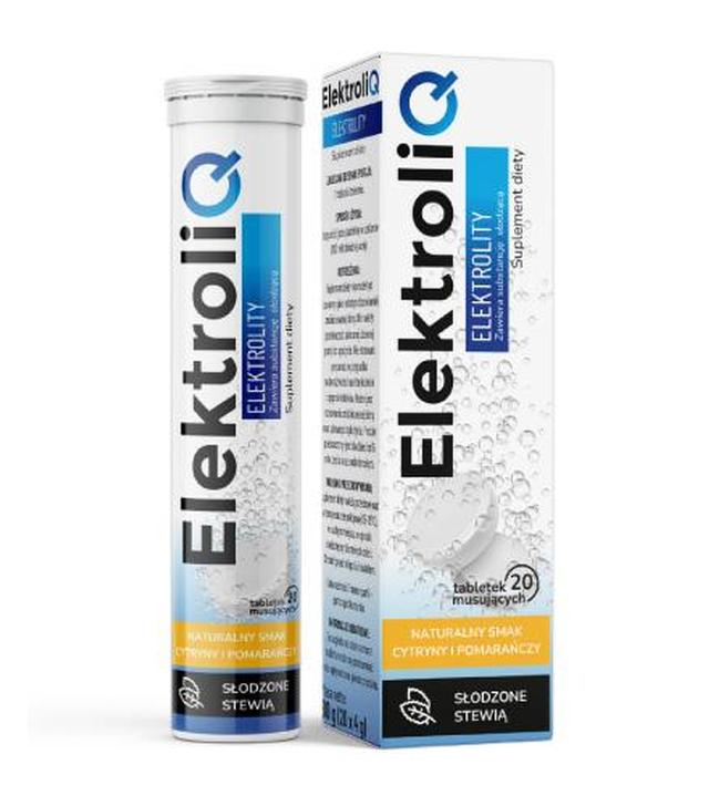 BioceriQ Pharma, ElektoliQ, tabletki musujące, 20 sztuk