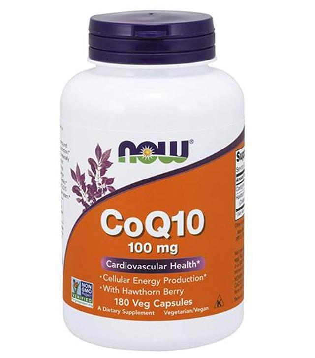 Now Foods CoQ10 100 mg - 180 kaps. - cena, opinie, właściwości