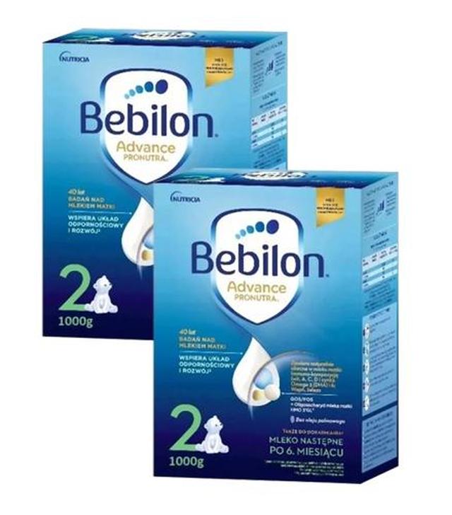 Bebilon 2 Pronutra Advance Mleko następne po 6. miesiącu, 2 x 1000 g
