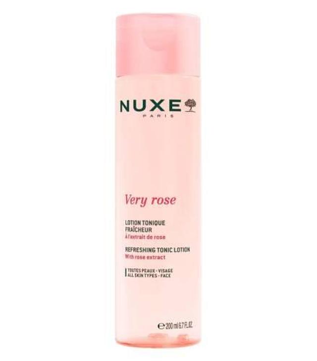 Nuxe Very Rose, Tonik do twarzy odświeżający, 200 ml