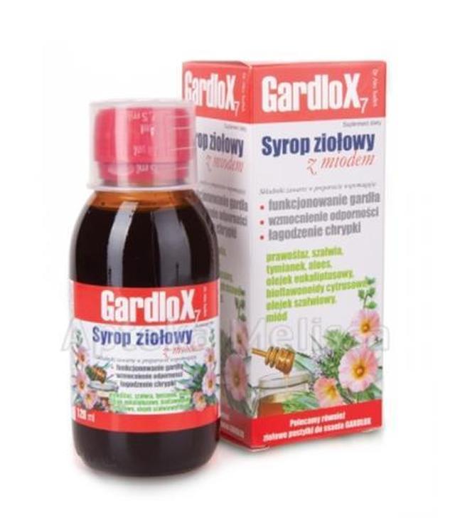 GARDLOX Syrop ziołowy z miodem, 120 ml