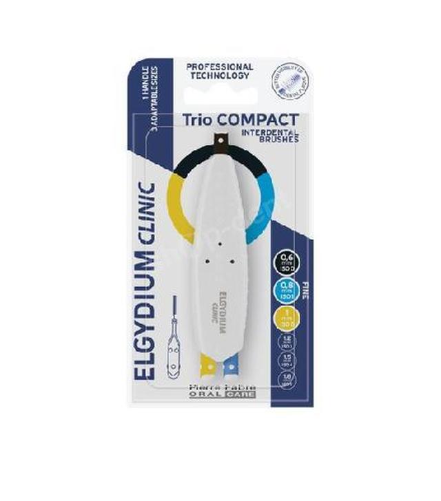 Elgydium Clinic Trio Compact Ombre Szczoteczka międzyzębowa, 1 sztuka