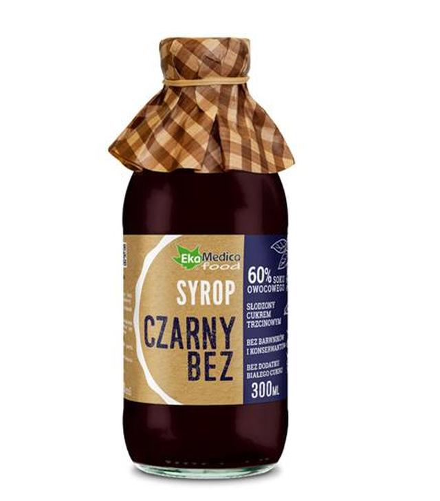 EKAMEDICA CZARNY BEZ Syrop - 300 ml - ważny do 2025-10-02