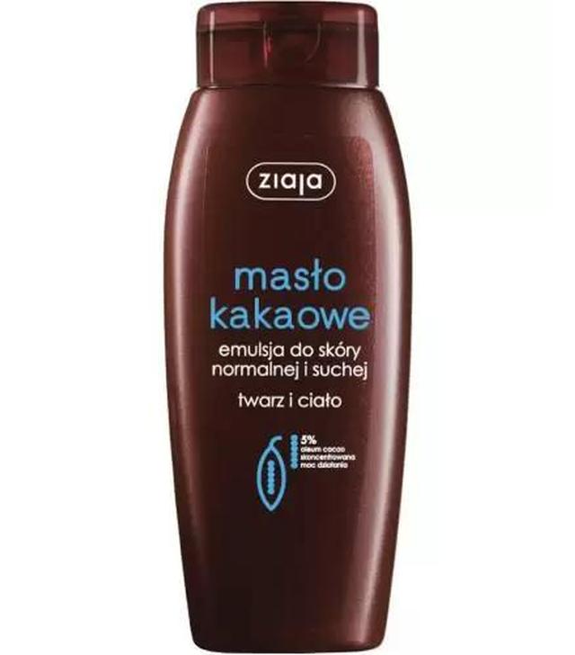 Ziaja Masło Kakaowe emulsja do twarzy i ciała, 200 ml