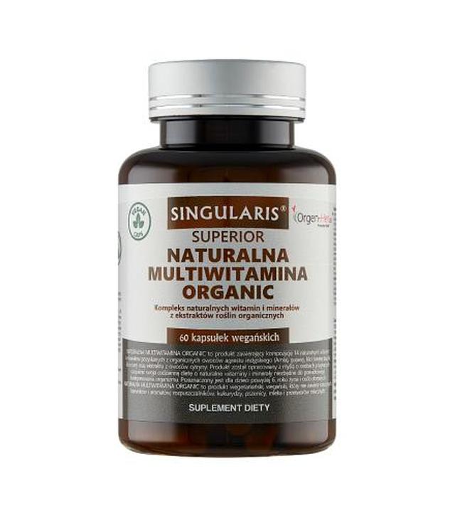 Singularis Superior Naturalna Multiwitamina Organic - 60 kaps. - cena, opinie, właściwości