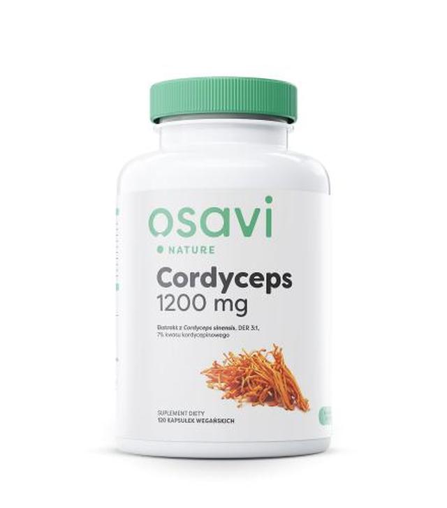 OSAVI Cordyceps 1200 mg, 120 kapsułek