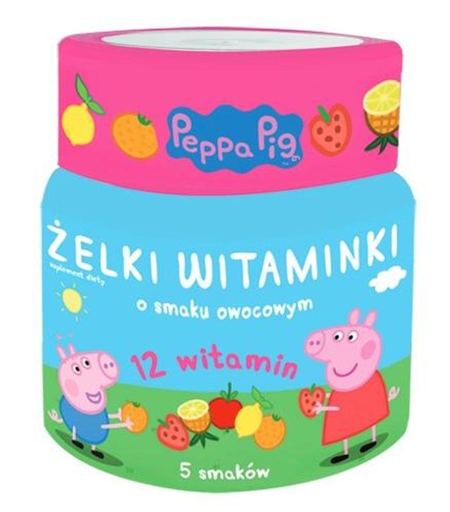 DOMOWA APTECZKA Żelki witaminki Świnka Peppa, 60 sztuk